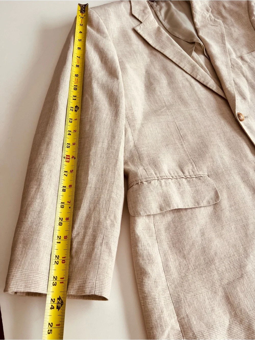 Italian Linen & Silk by John W. Nordstrom Light patterned BeigeSport Coat